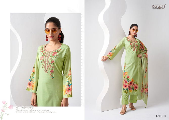 Dreams Kesar Digital Printed Cambric Cotton Dress Material Suppliers In Mumbai
